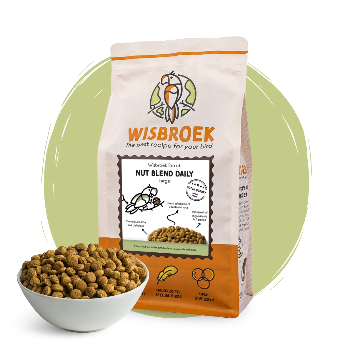 Wisbroek Parrot Nut Blend Daily Large