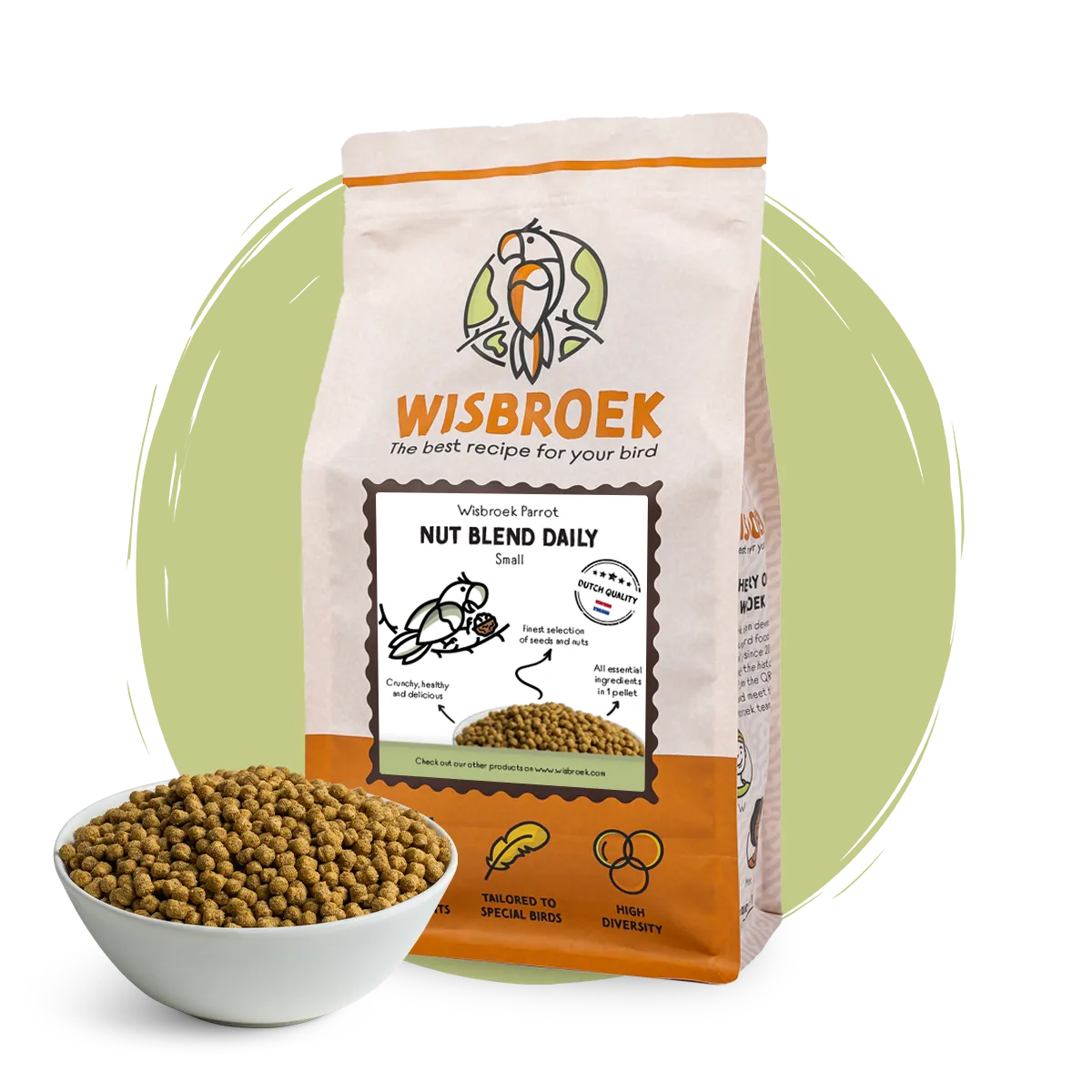 Wisbroek Parrot Nut Blend Daily Small